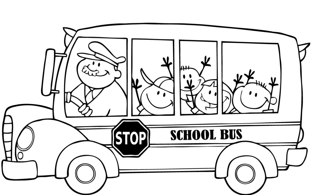 1280x800 Coloring Sheets Forhool Rules Pages Preschool Bus Printable