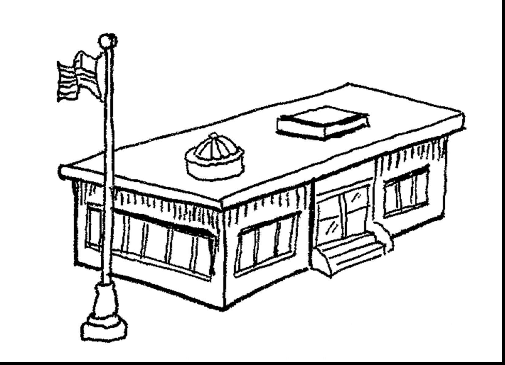 1650x1194 Selected Coloring Pages Of School Building Wonderful Pa 15736