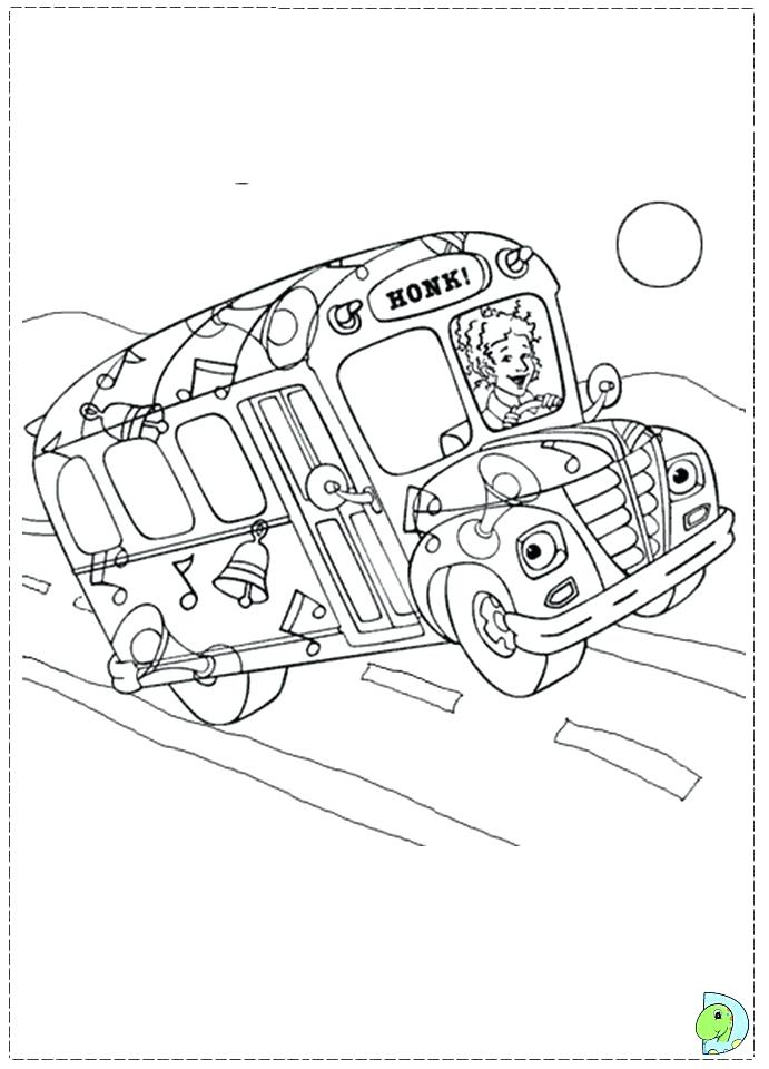 691x960 Magic School Bus Colouring Pages And Kids Colouring Activities