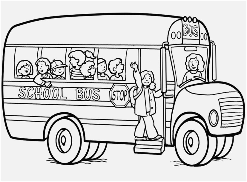 827x609 The Ideal Image School Bus Coloring Page Most Important