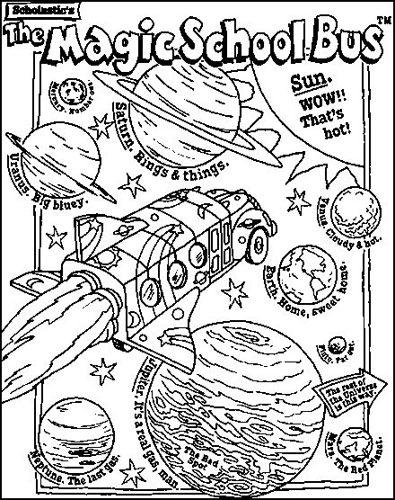 School Bus Coloring Pages For Kids