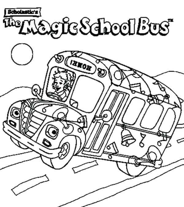 600x676 School Bus Pictures To Color Printable School Bus Coloring Page