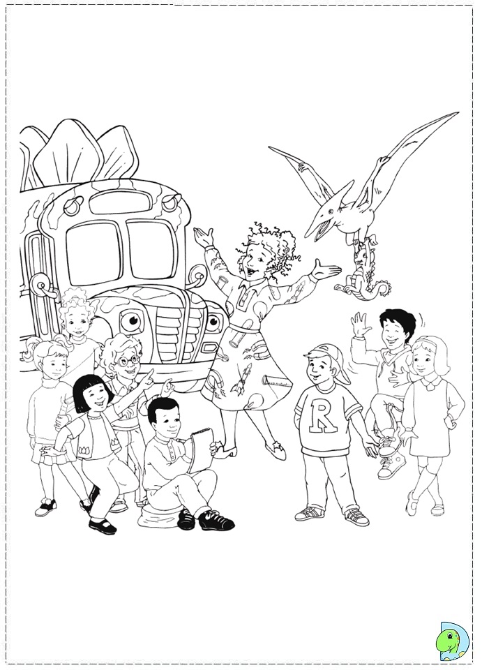 Magic School Bus Coloring Pages 691x960 Magic School Bus Coloring Pages
