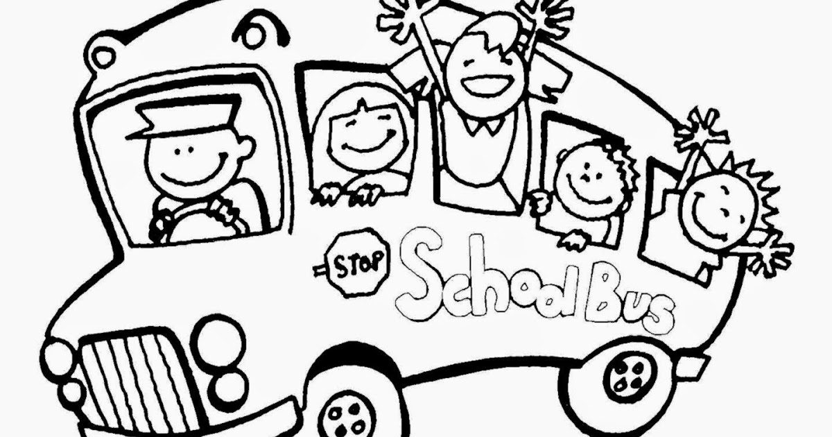School Bus Pictures To Color Free Coloring Pictures 1200x630 School Bus Pictures To Color Free Coloring Pictures