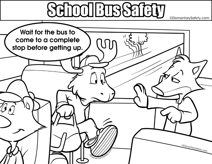 School Bus Safety Printable Coloring Pages 720x556 School Bus Safety Printable Coloring Pages