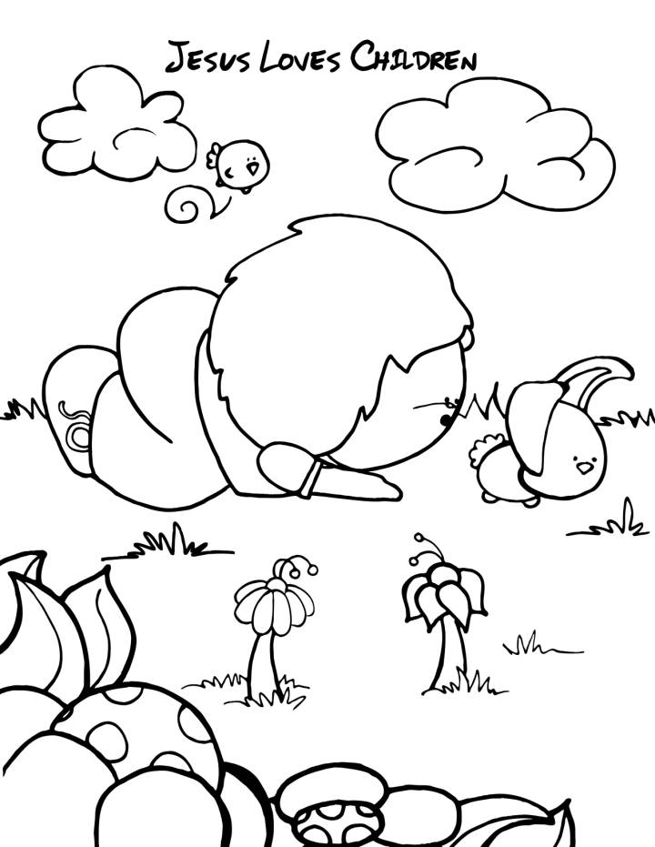 720x931 Bible Coloring Pages For Sunday School Lesson