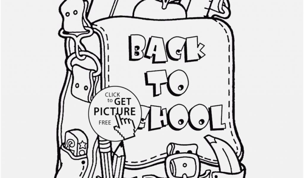 1024x600 Back To School Coloring Pages For Preschool Images Back To School