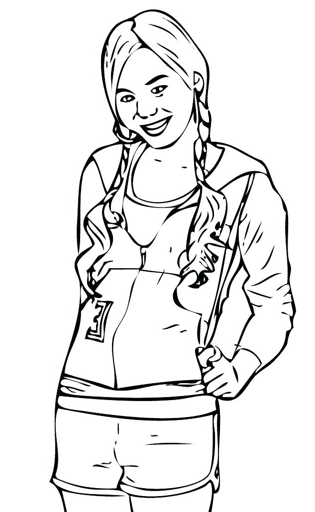 633x1029 High School Coloring Pages School Girl Coloring Pages High School