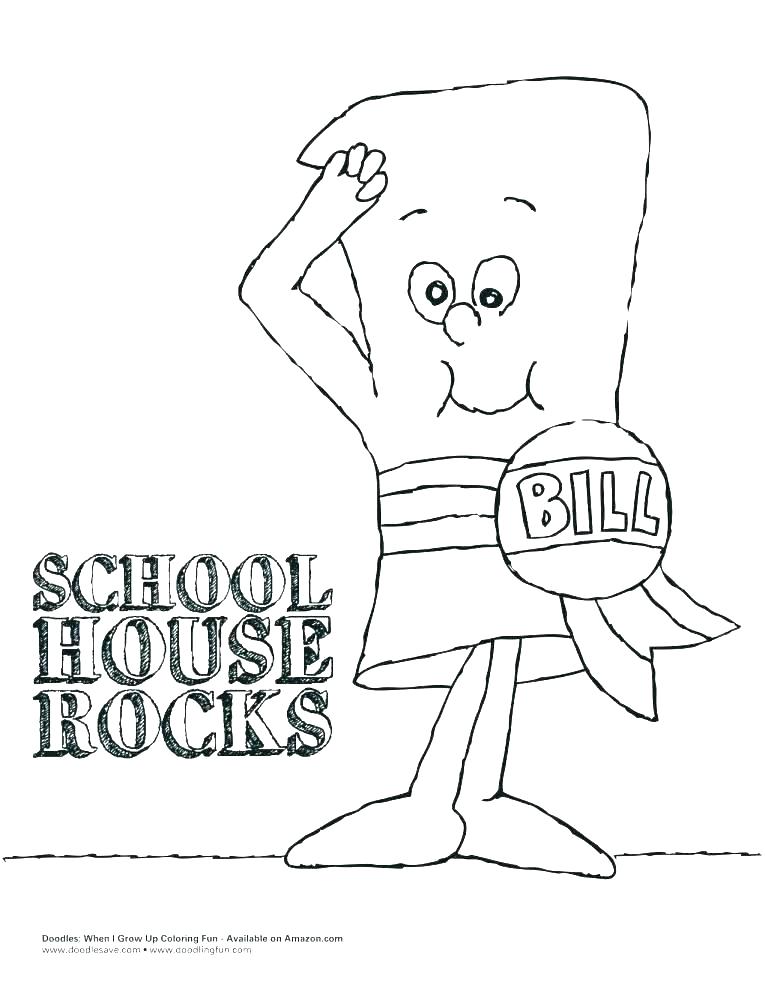 765x991 School House Coloring Page School House Coloring Pages School