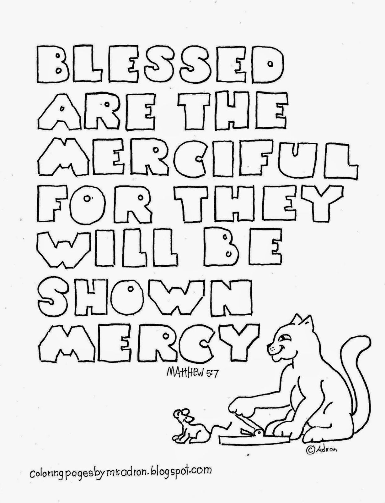 1227x1600 Blessed Are The Merciful Coloring Page. See More