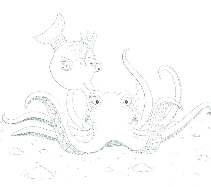 678x600 Fish Coloring Pages Printable Gorgeous Design Ideas Fishing