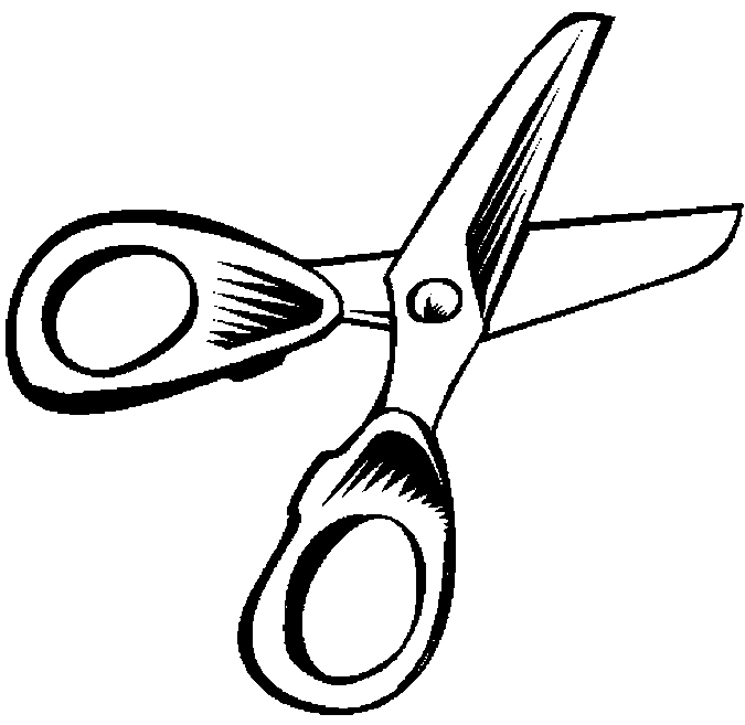 675x657 Scissor School Supplies Coloring Pages