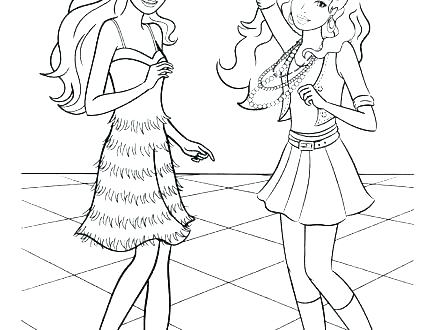 440x330 Barbie Printable Coloring Pages Barbie Princess Printable Coloring