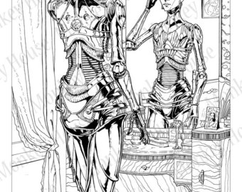 340x270 Coloring Pages For The Imagination By Monkeyhousestudio On Etsy