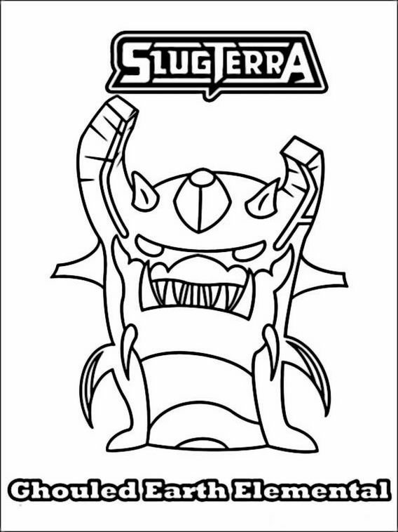 568x758 Slugterra Coloring Pages 19 Slugterra Online