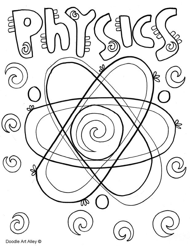 Science Equipment Coloring Pages