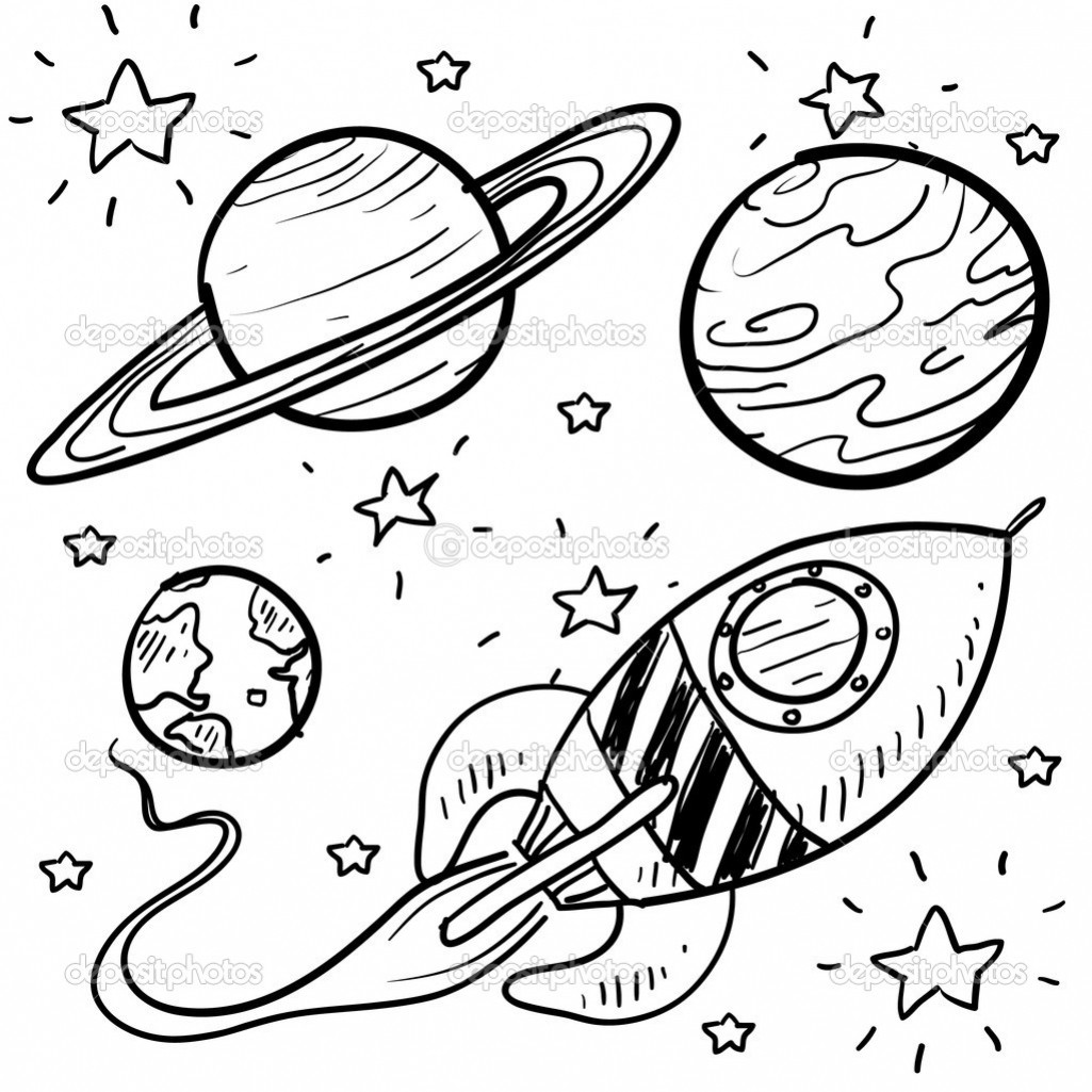1025x1025 Elegant Planets Coloring Page In Science Pages On With Hd