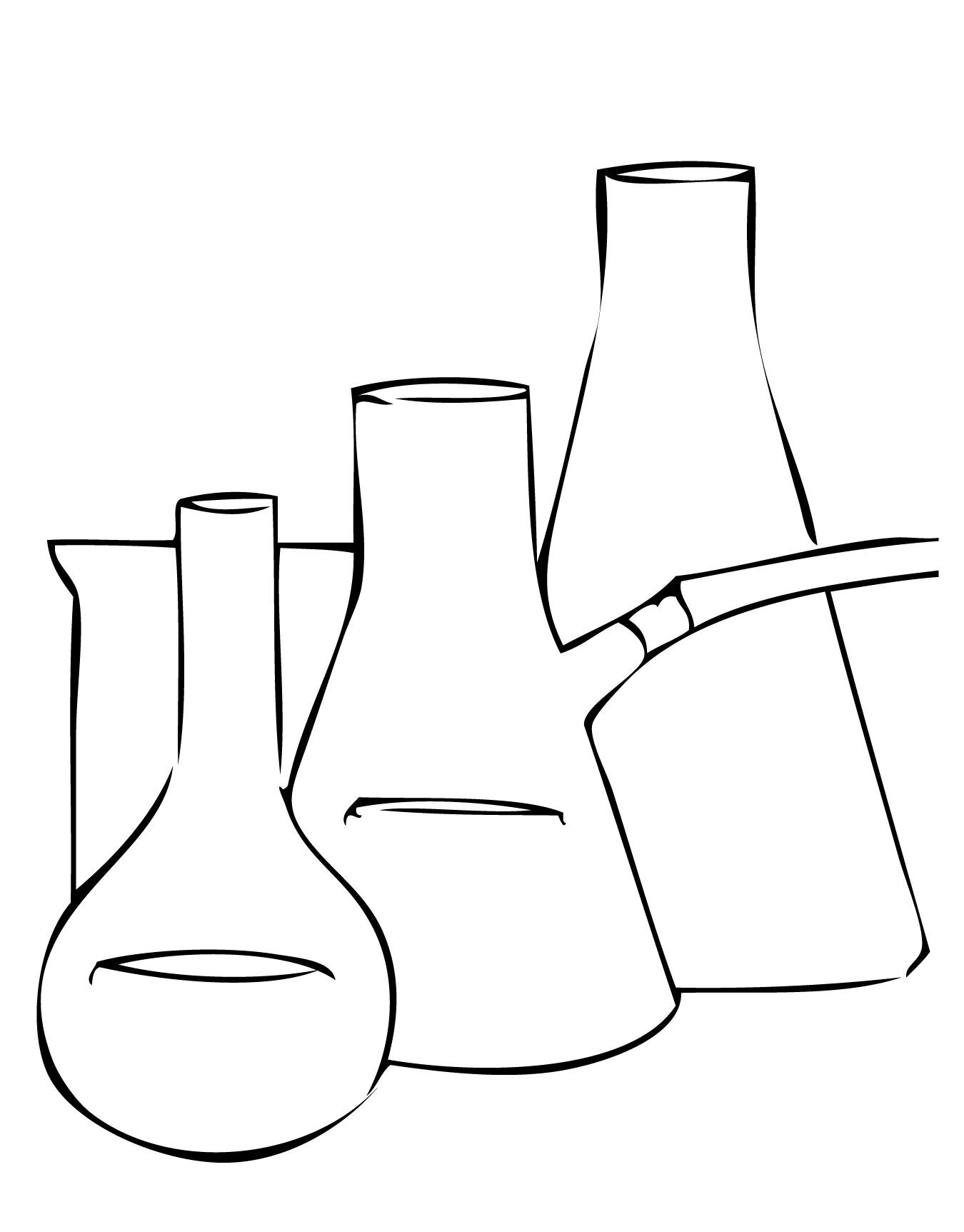 Beaker Coloring Page 1350x1725 Beaker Coloring Page