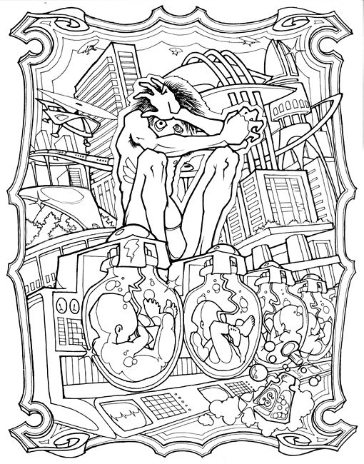 510x650 Science Fiction Coloring Pages