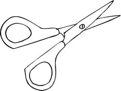 Scissors Coloring Page