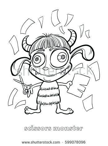 348x470 Scissors Coloring Page Botcompass.co