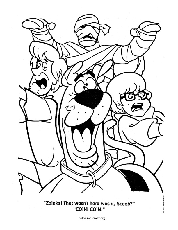 612x792 Scooby Doo Coloring Pages Scooby Doo Coloring Pages Halloween