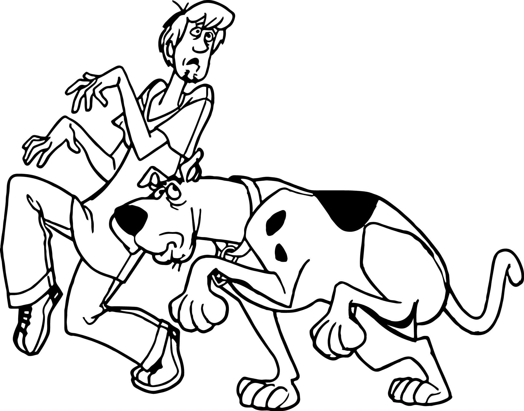 2101x1647 Scooby Coloring Pages