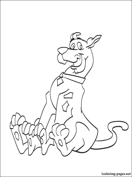 Scooby Doo Coloring Page For Kids Coloring Pages 560x750 Scooby Doo Coloring Page For Kids Coloring Pages