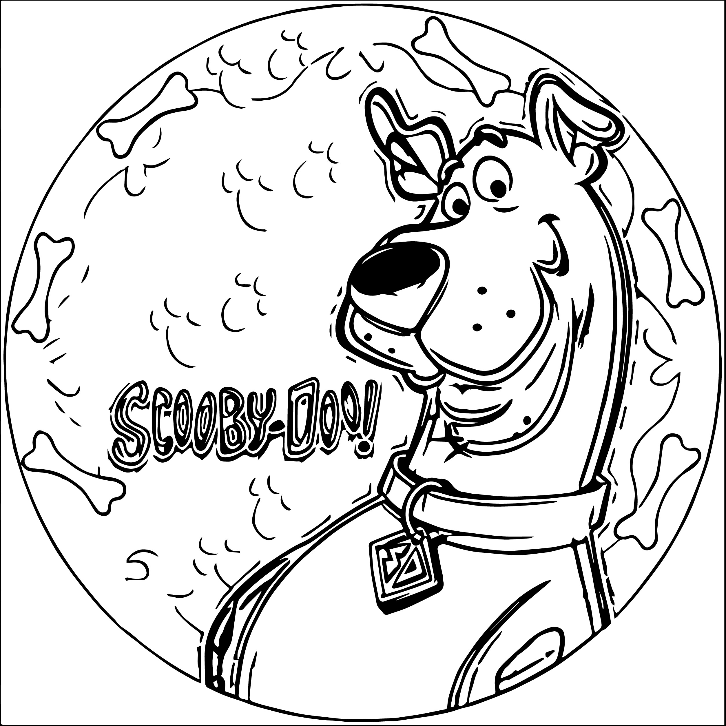 2506x2506 Gigantic Scooby Doo Valentines Coloring Pages Wecoloringpage