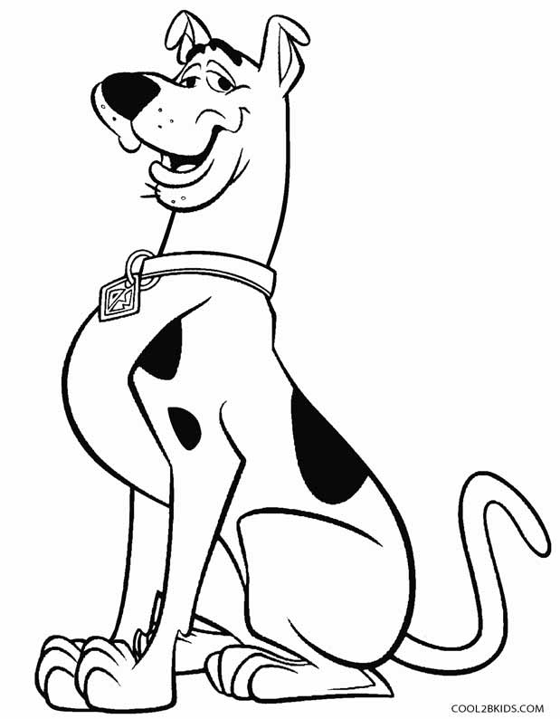 619x794 Printable Scooby Doo Coloring Pages For Kids Cool2bkids
