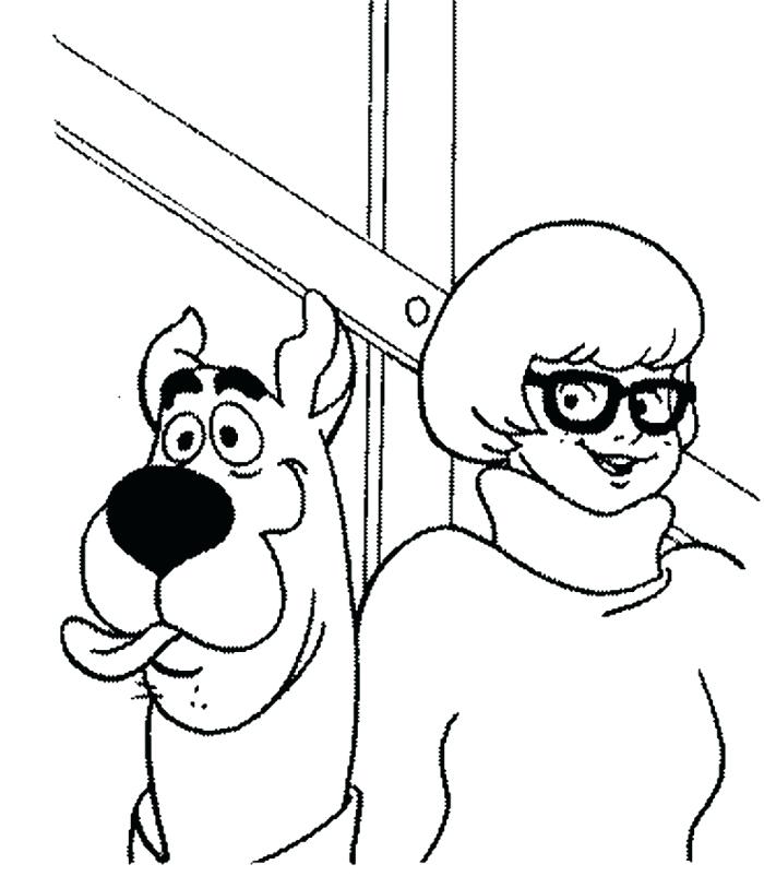 700x813 Scooby Coloring Pages Coloring Picture Scooby Doo Coloring Pages
