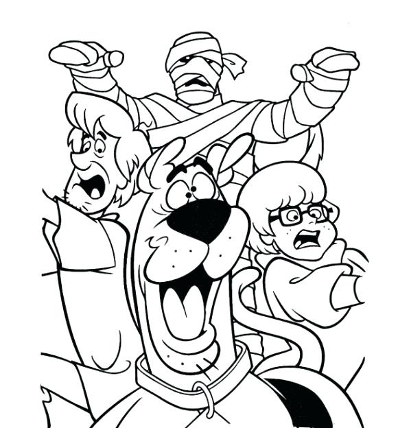 Scooby Doo Characters Coloring Pages at GetColorings.com | Free ...