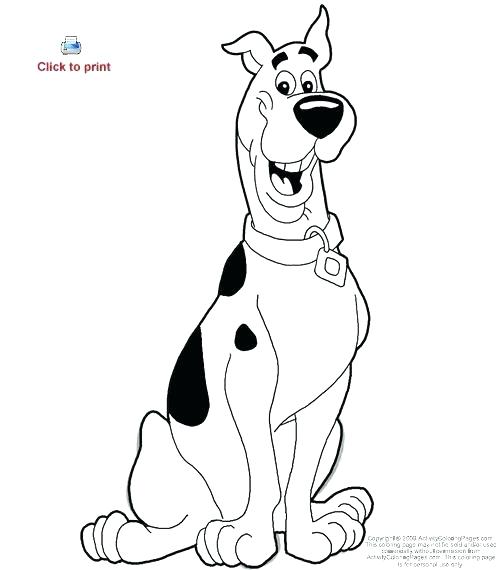 500x570 Scooby Doo Characters Coloring Pages