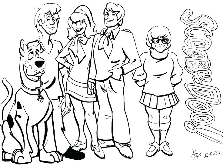 736x548 Scooby Doo Coloring Pages Free Coloring Pages Printable Cartoon