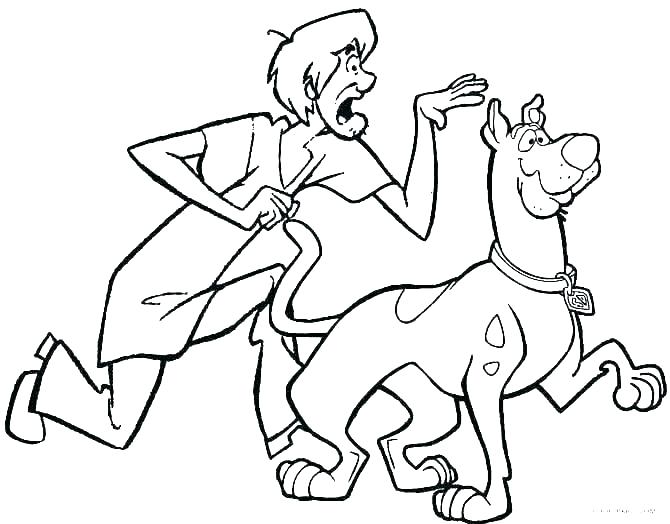 670x524 Coloring Pages Online Coloring Pages Scooby Doo Coloring Pages