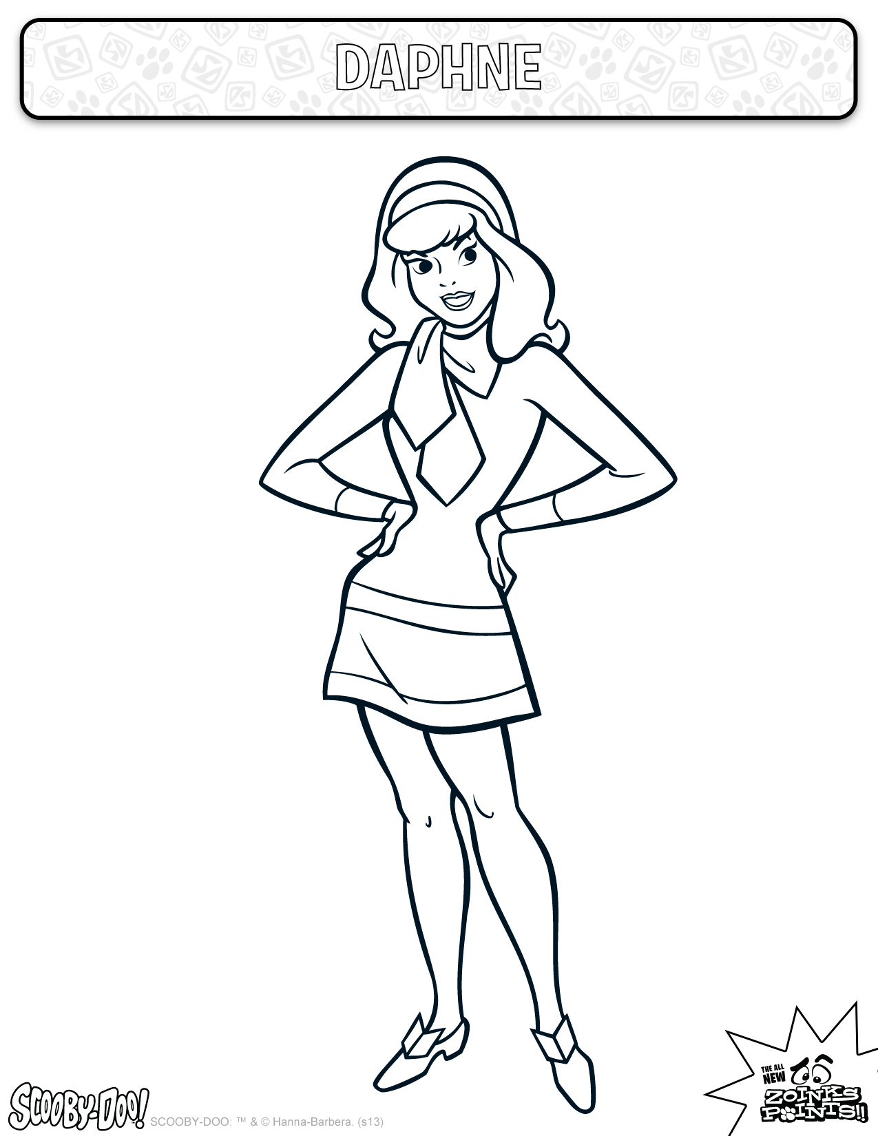 1275x1650 Best Scooby Doo Coloring Page In Books Pages Printable Of Free