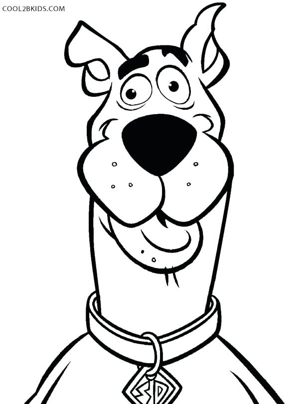608x810 Scooby Doo Coloring Pages Mystery Machine Kids Coloring Printable