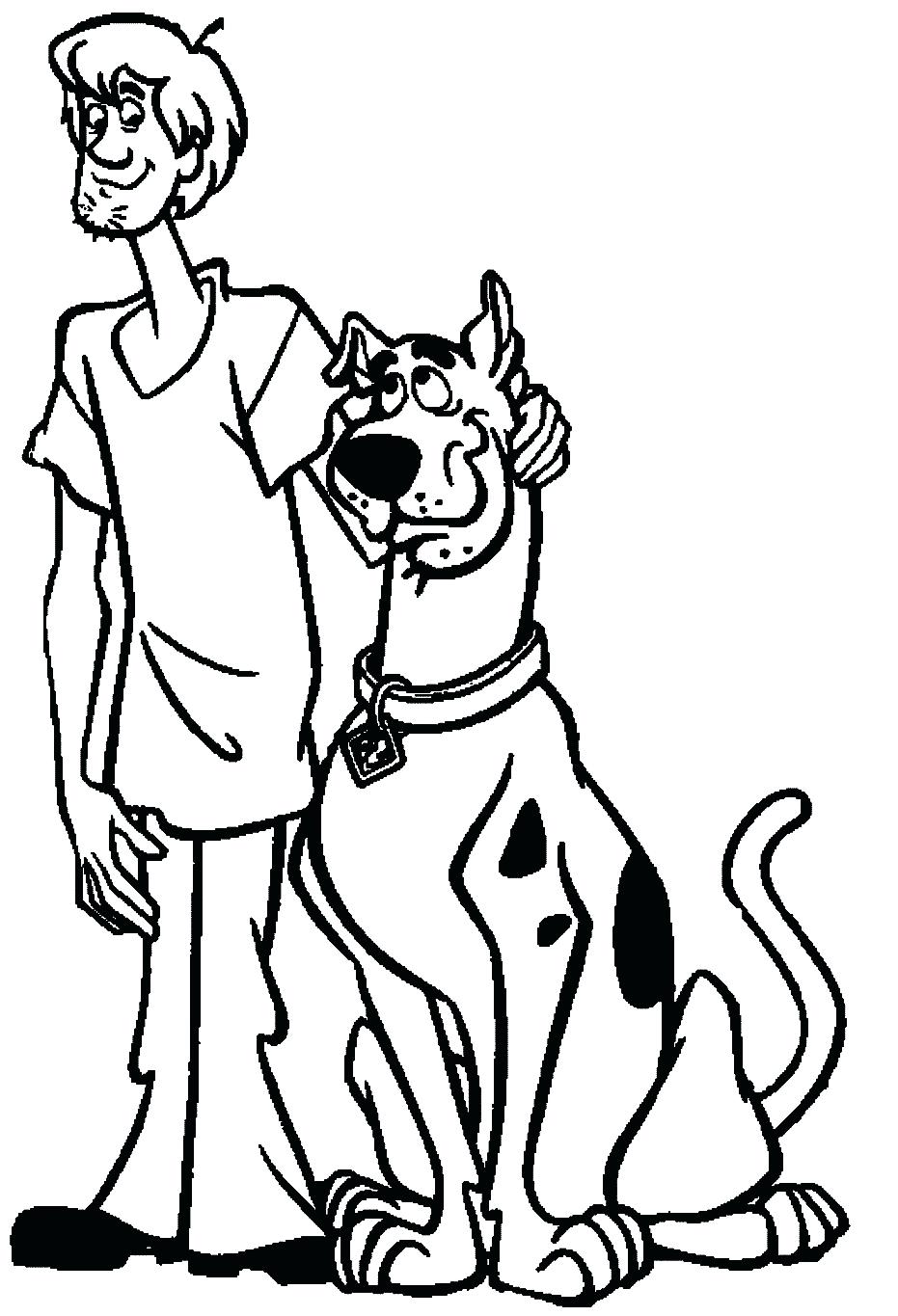 931x1365 Coloring Pages ~ Scooby Doo Coloring Page Pages Free Print Scooby