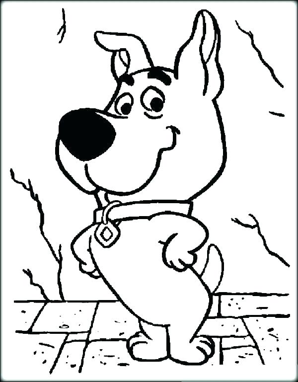 600x769 Scooby Doo Coloring Pictures
