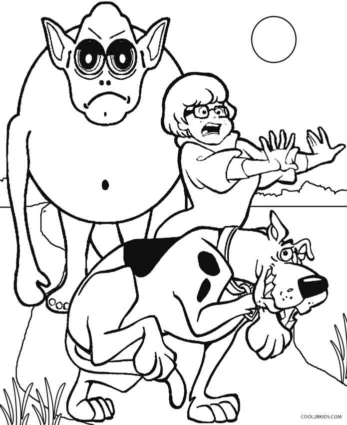 695x850 Printable Scooby Doo Coloring Pages For Kids Cool2bkids