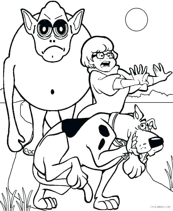 695x850 Scooby Doo Coloring Pages Free Printable Kids Coloring Coloring