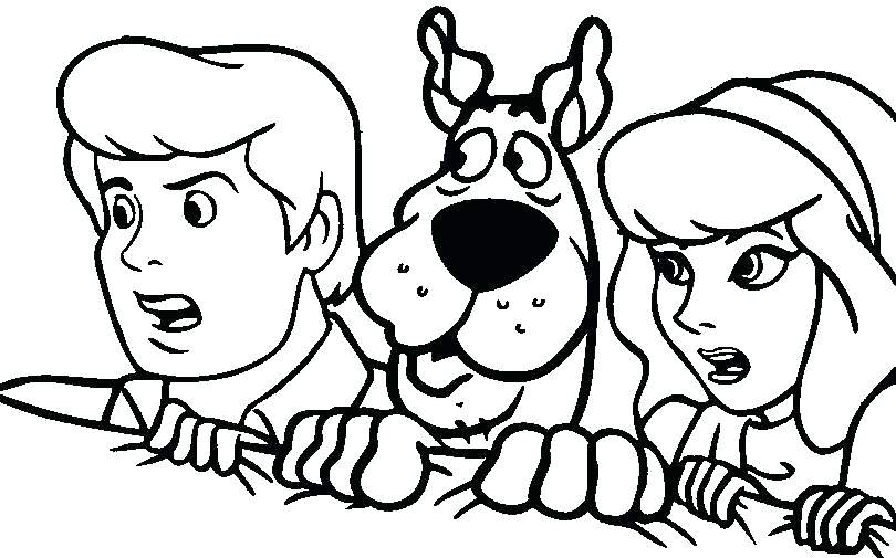 810x505 Scooby Doo Coloring Pages Print Out Coloring Pages Free Coloring