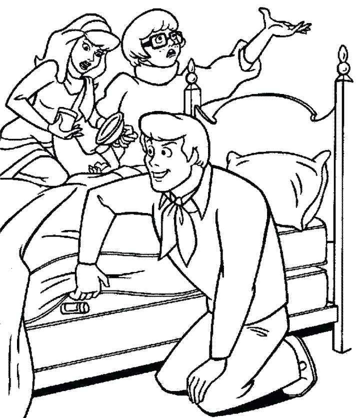 Scooby Doo Daphne Coloring Pages 720x836 Scooby Doo Daphne Coloring Pages