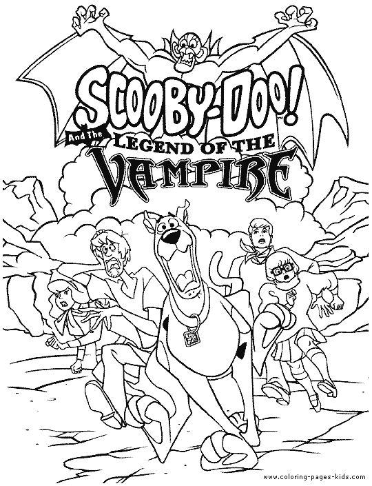 Scooby Doo The Vampire Legend Coloring Pages Printable For Free 540x705 Scooby Doo The Vampire Legend Coloring Pages Printable For Free