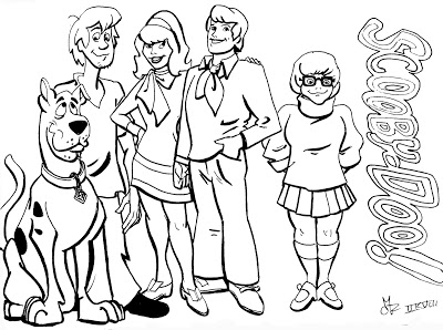 Transmissionpress Free Scooby Doo Gang Coloring Pages 400x298 Transmissionpress Free Scooby Doo Gang Coloring Pages