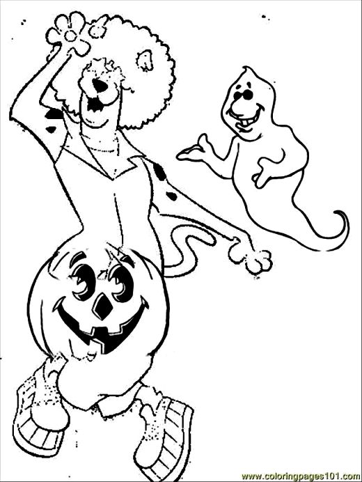 Scooby Doo Halloween Coloring Pages Coloring Pages Kids 520x692 Scooby Doo Halloween Coloring Pages Coloring Pages Kids