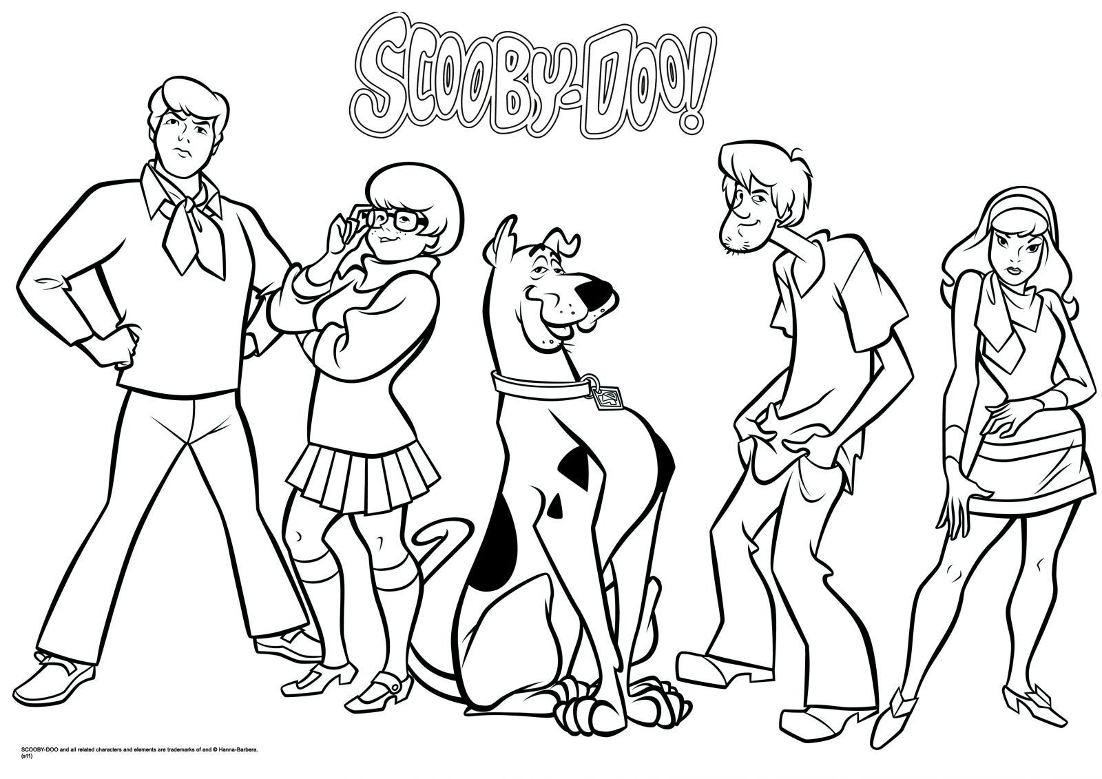 Scooby Doo Monster Coloring Pages at GetColorings.com | Free printable ...