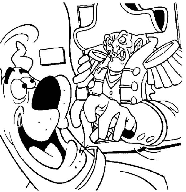 Scooby Doo Monster Coloring Pages 600x622 Scooby Doo Monster Coloring Pages
