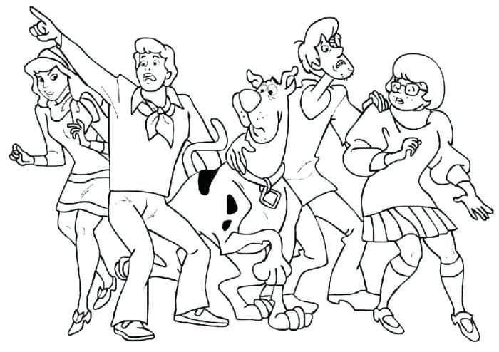 Scooby Doo Coloring Pages Free Coloring Pages All Characters 700x494 Scooby Doo Coloring Pages Free Coloring Pages All Characters
