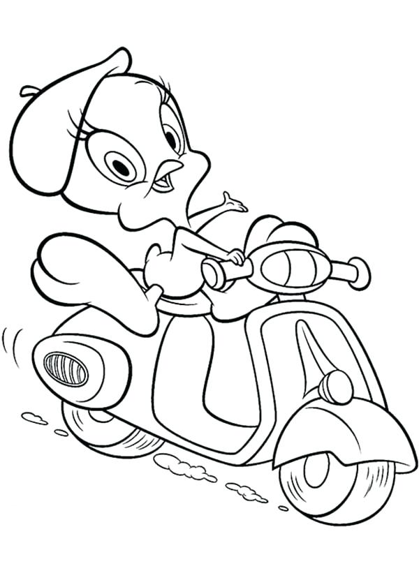 600x831 Coloring Pages Tweety Bird Coloring Pages Bird Free Printable